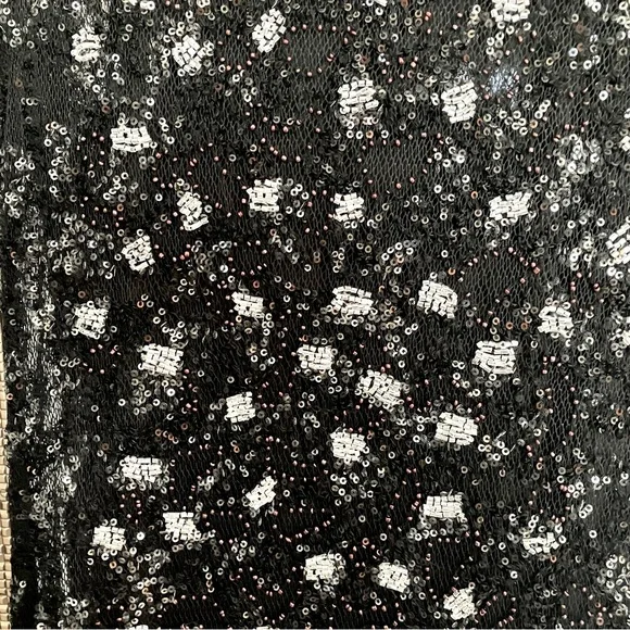 Zara Limited Edition Black Midi Embellished dress. NWOT size M/L - Picture 6 of 16